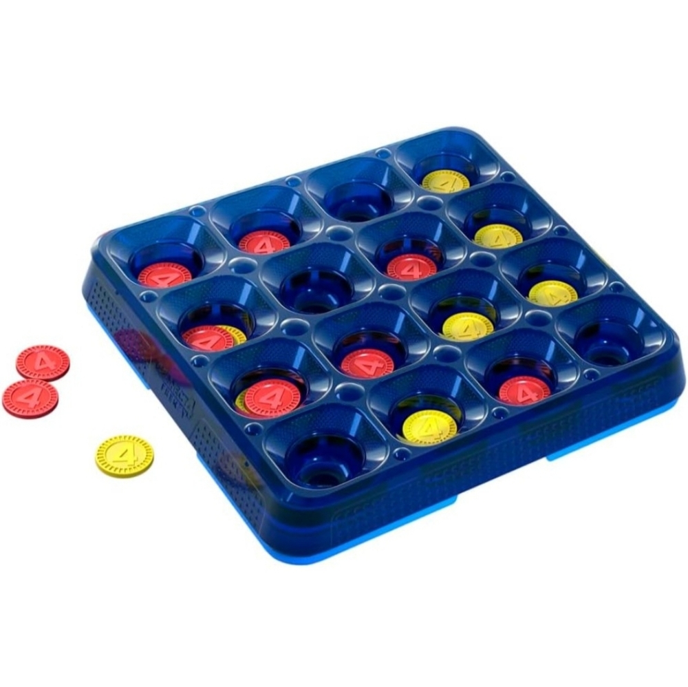 New Connect 4 Frenzy Game | Bounce Discs 4 The Win | Family Party Games - Picture 5 of 16